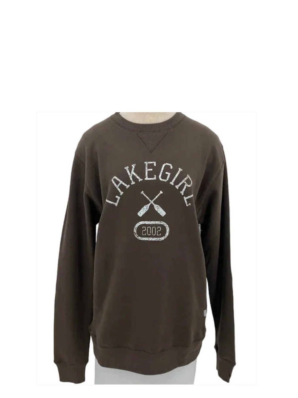 Lakegirl Medium Brown Graphic Crewneck Sweatshirt